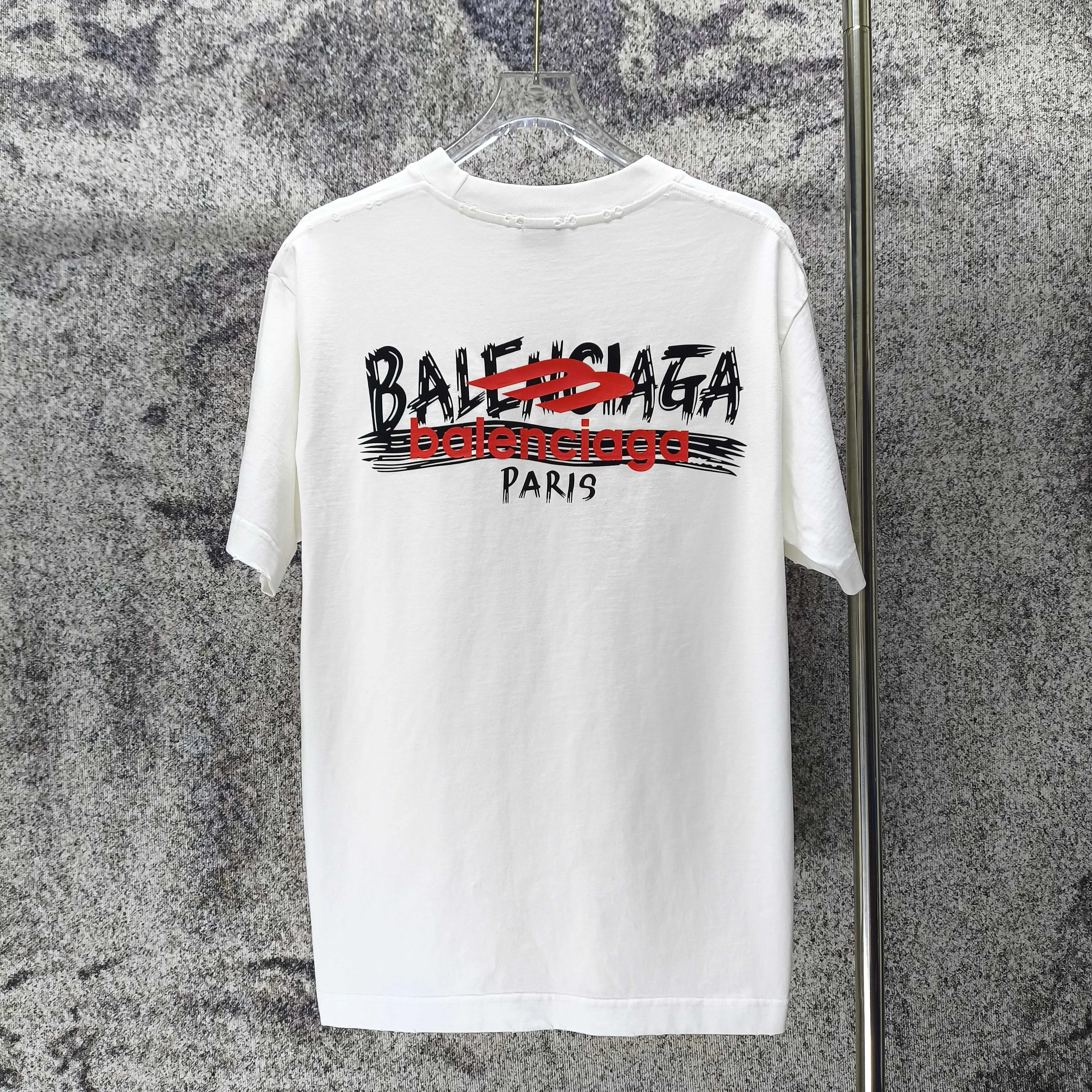 BAL* 2026 New Arrival 320g logo t Same Style Size S M L XL XXL Black White
